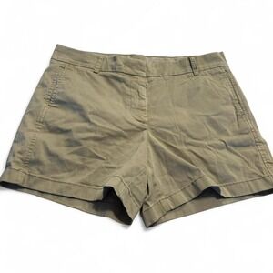 J.Crew khaki cotton shorts- size 10